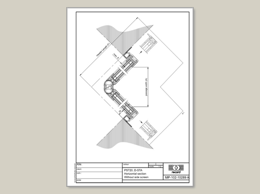 PST20, D-STA, horizontal section without side screen