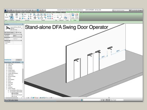 Swing Door Operator record DFA 127 – feature video