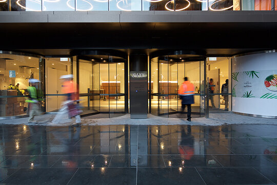 360 Collins Street - plaza entrance