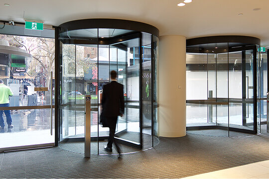 360 Collins Street - plaza entrance